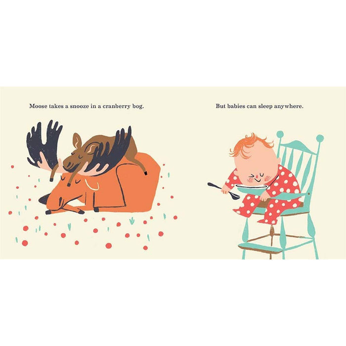 Abrams Books Babies Can Sleep Anywhere Boardbook