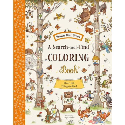 Abrams Books Brown Bear Wood: A Search-And-Find Coloring Book