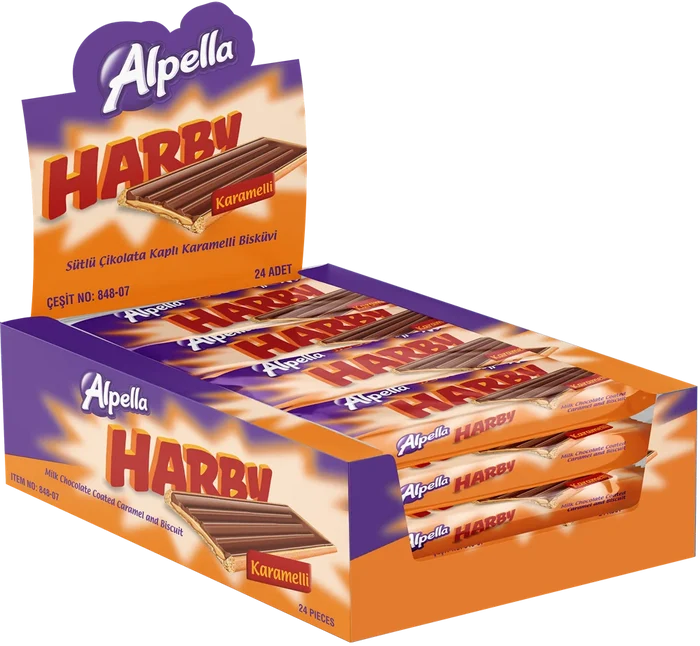 Alpella Harby Caramel Biscuit 25 g x 24 pieces
