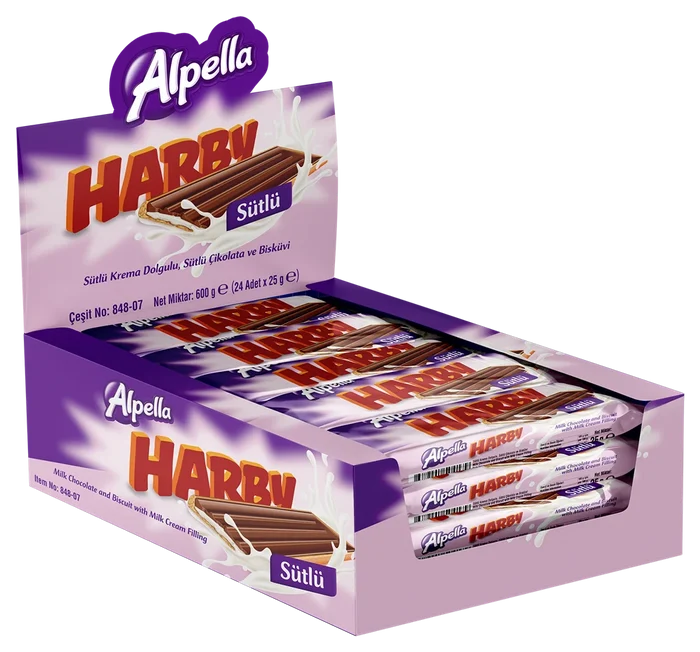 Alpella Harby Milk Biscuit 25 g x 24 pieces