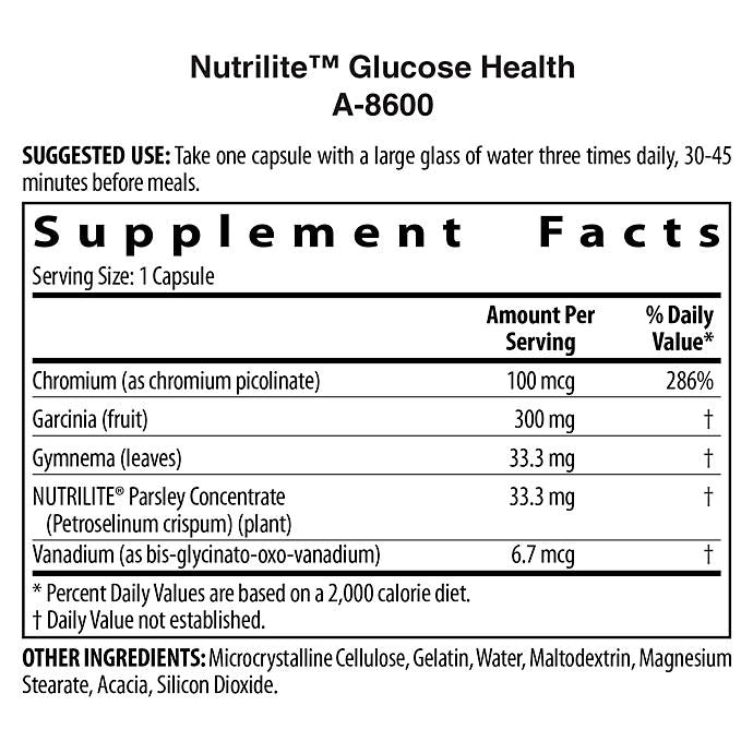 Amway Nutrilite™ Glucose Health 120 Capsules