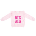 Angel Dear French Terry Sibling - Big Sis Ruffle Sweatshirt