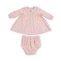 Angel Dear Muslin Peter Pan Collar Dress and Diaper Cover - Carrie Floral