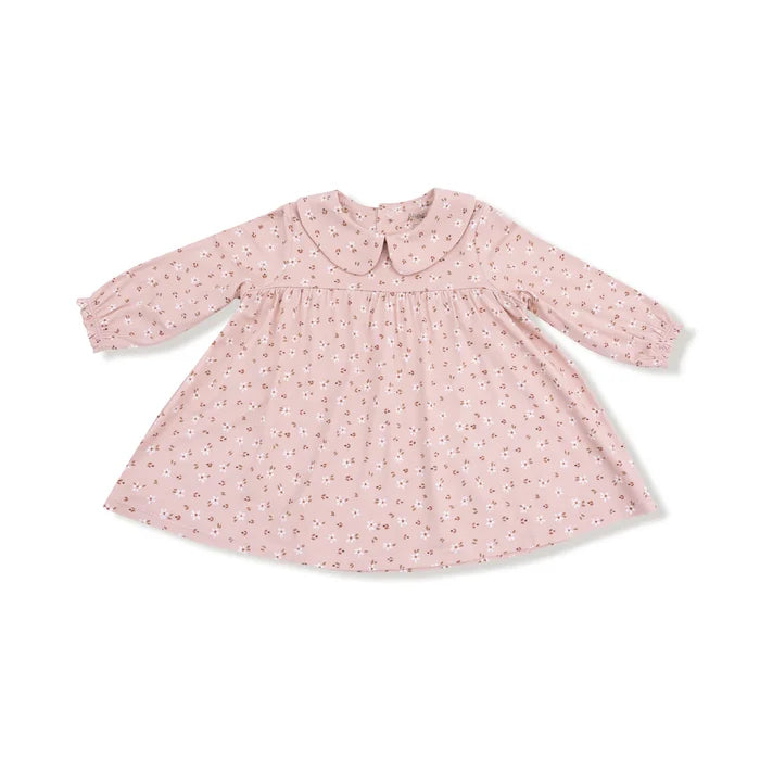 Angel Dear Muslin Peter Pan Collar Dress and Diaper Cover - Carrie Floral