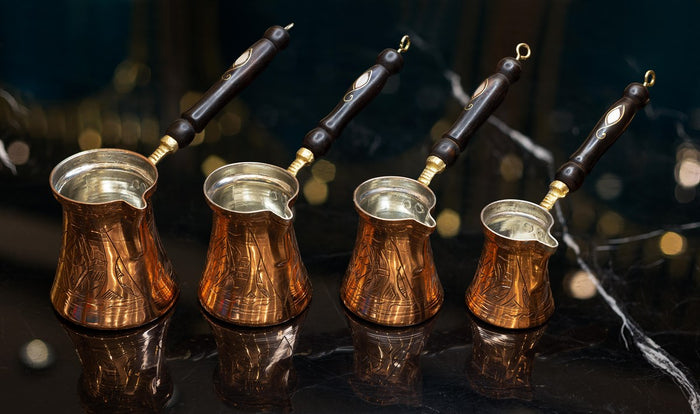 Authentic Copper Coffee Pot