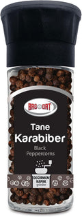 Bagdat Black Peppercorns 50 Gr (with Grinder Packaging)