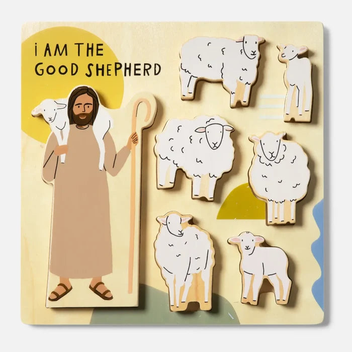 Be A Heart Good Shepherd Wooden Puzzle