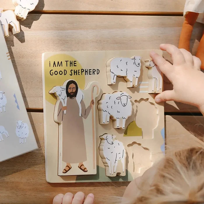 Be A Heart Good Shepherd Wooden Puzzle