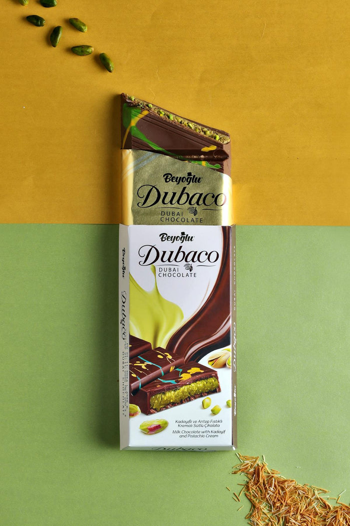 Beyoglu Dubaco Premium Dubai Chocolate 7 oz / 200 Gr x 36 pcs