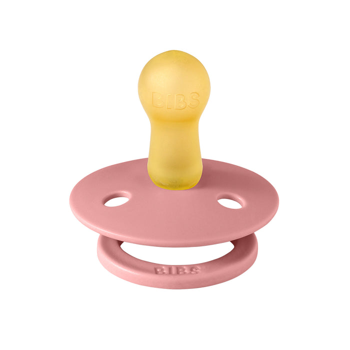 BIBS Colour 2-Pack Pacifier Set - Dusty Pink / Coral
