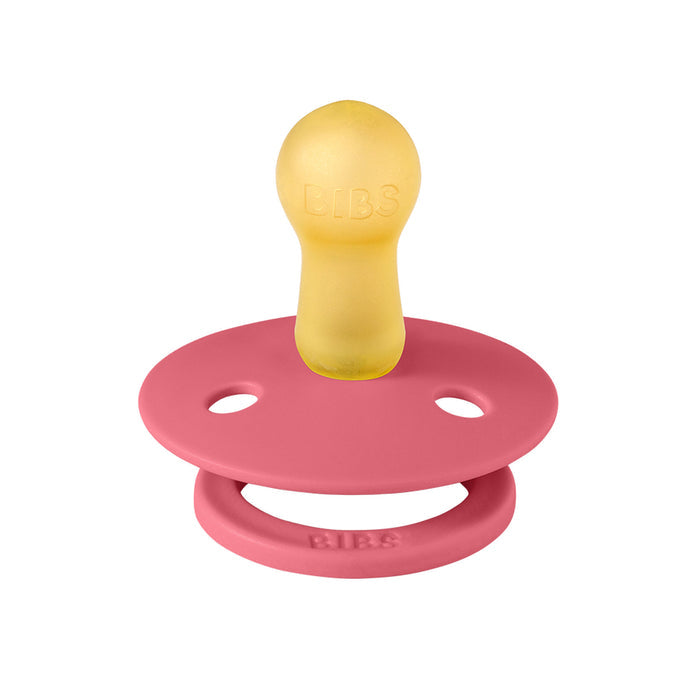 BIBS Colour 2-Pack Pacifier Set - Dusty Pink / Coral