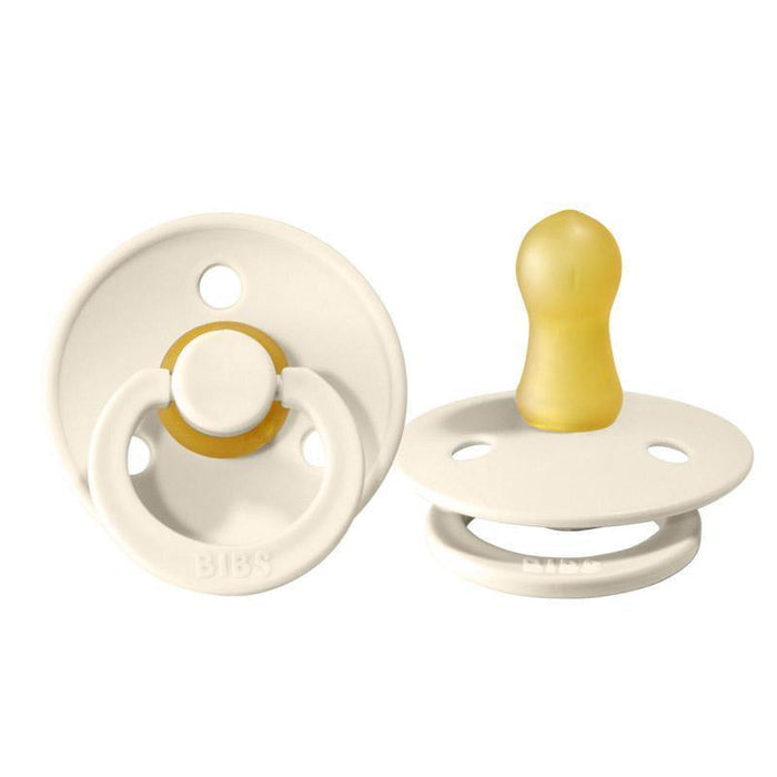 BIBS Colour 2-Pack Pacifier Set - Ivory