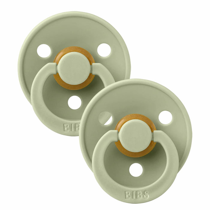 BIBS Colour 2-Pack Pacifier Set - Sage