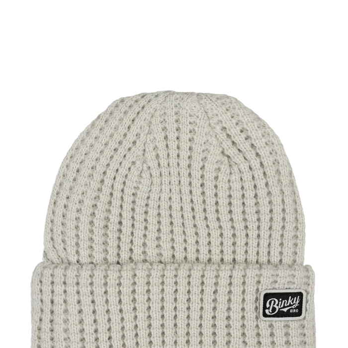 BinkyBro Kids Beanie Waffle Natural - Cream