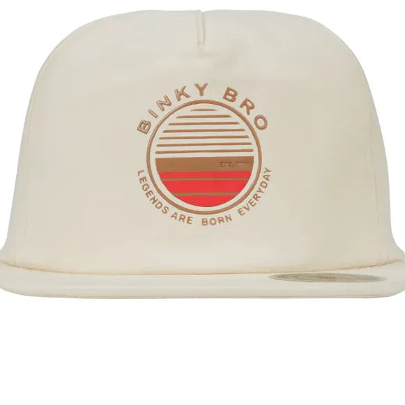 BinkyBro Kids Hat Frothing - White