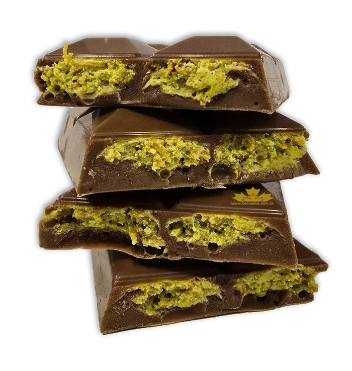 Bolci Dubai Milk Chocolate with Pistachio & Crispy Kadaif Filling 7.1 oz (200 G)