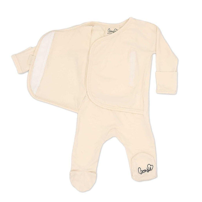 Bonsie Skin to Skin Babywear Footie - Oat