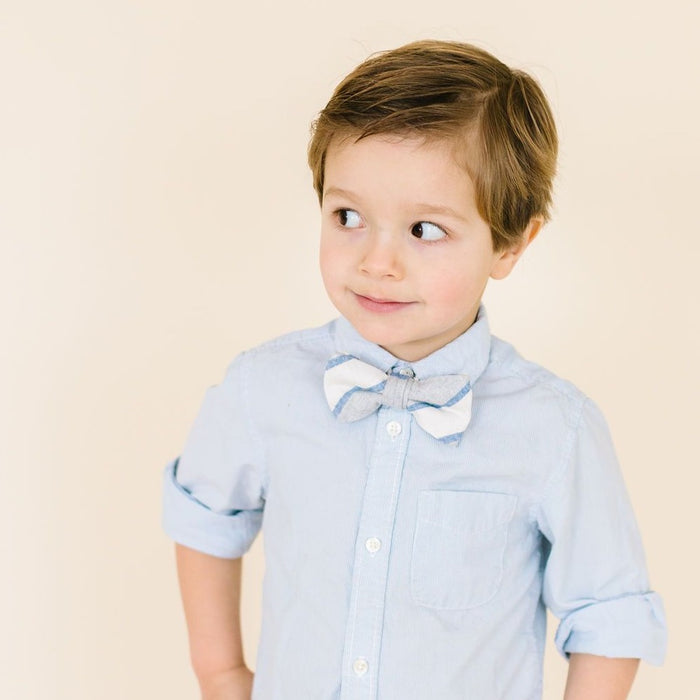 Boon Ties Boys' Bow Tie - Benson Stripe