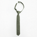 Boon Ties Boys' Tie - Forest Green Linen