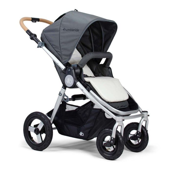 Bumbleride Seat Liner in Stroller - Organic Cotton - Natural