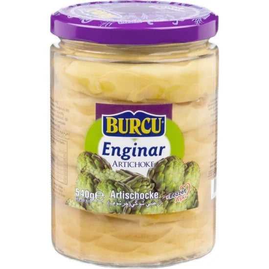 Burcu Artichoke Hearts 19 oz (Enginar Konservesi 540 G)