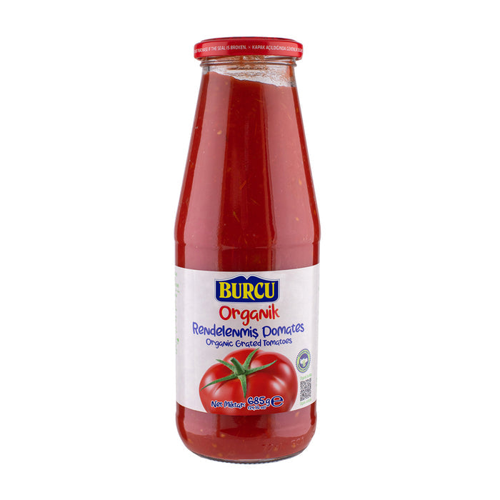 Bring the rich, sun-ripened flavor of Türkiye’s tomatoes to your kitchen with Burcu Organic Grated T