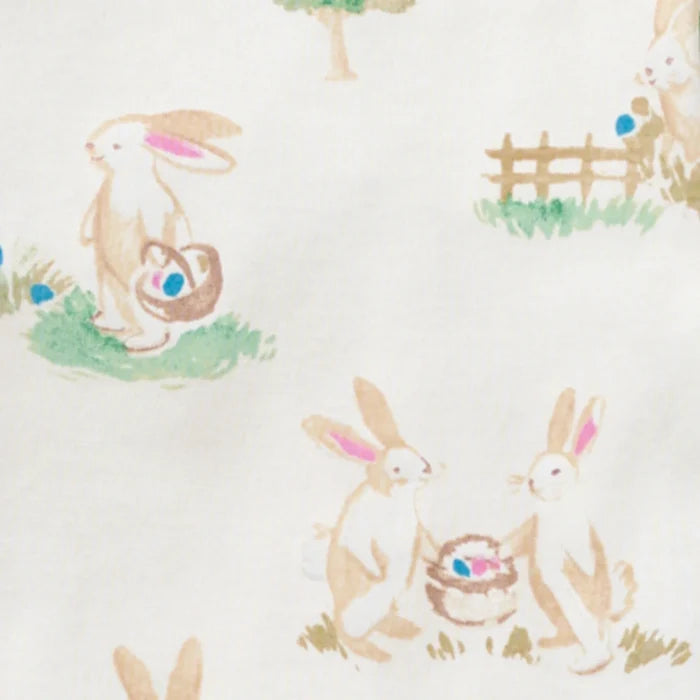Burts Bees Bunny Egg Hunt Organic Cotton Two Piece Pajamas