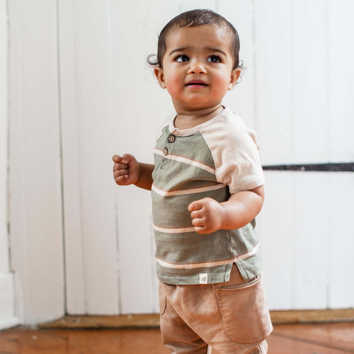 Burt's Bees Holland Stripe Tee Set - Tranquility