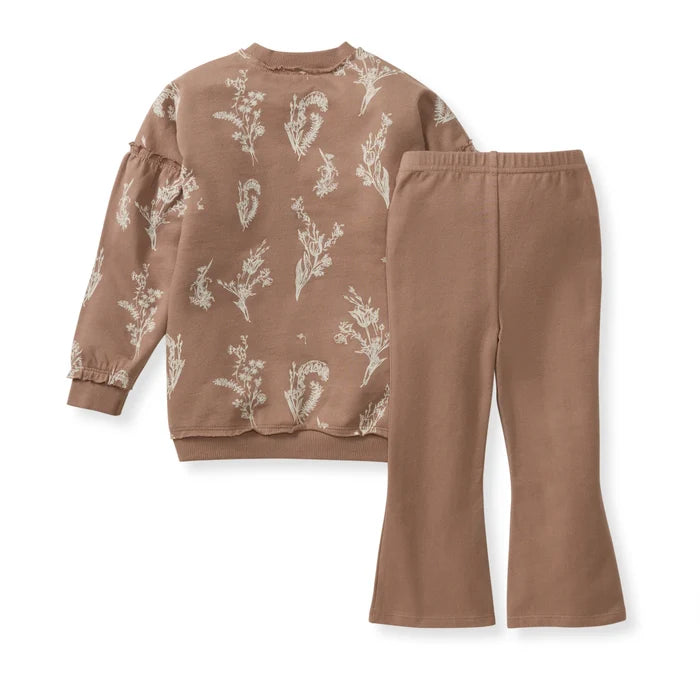 Burt's Bees Little Wildflower Infant Sweatshirt Set - Ginger Loaf