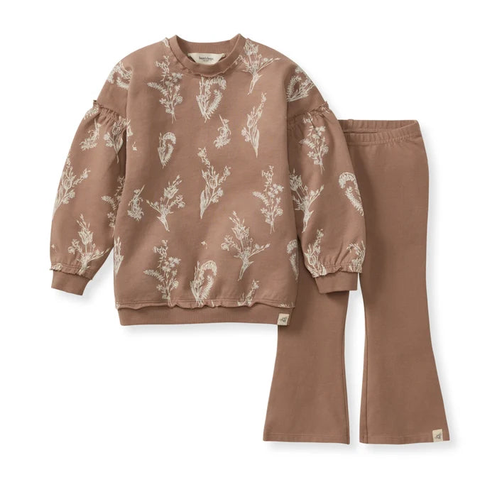 Burt's Bees Little Wildflower Toddler Sweatshirt Set - Ginger Loaf