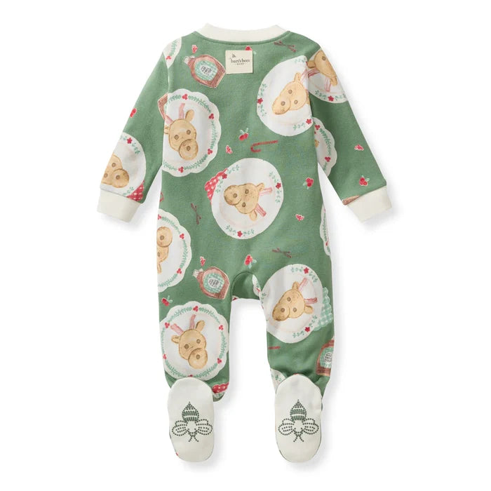 Burt's Bees Reindeer Pancakes Sleep & Play - Sage Green