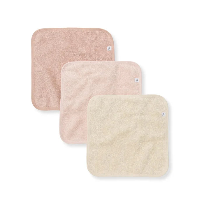 Burt's Bees Set of 3 Woven Terry Washcloths