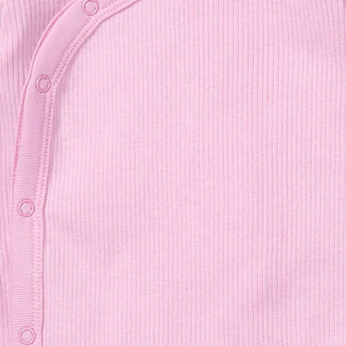 Burt's Bees Wrap Front Bodysuit Set - Crocus