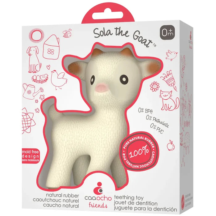 CaaOcho Natural Rubber Teether