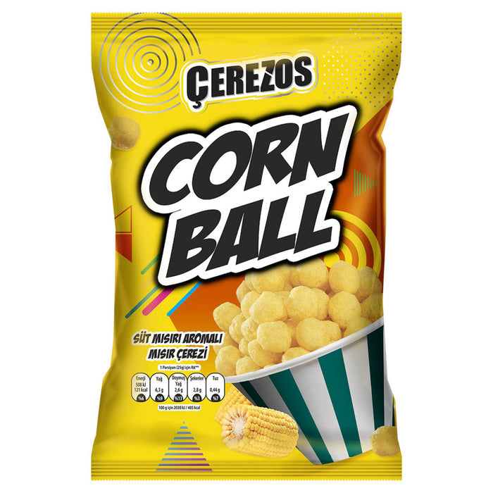 Cerezos Sweet Corn Flavored Corn Snack brings the irresistible taste of Türkiye’s favorite street-style sweet corn in a crunchy, savory bite.