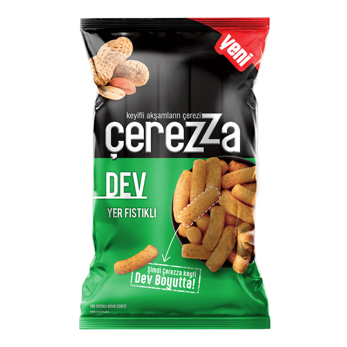 Cerezza Dev Peanut Corn Snack delivers bold flavor and crunch in a generous party-size pack. Made wi