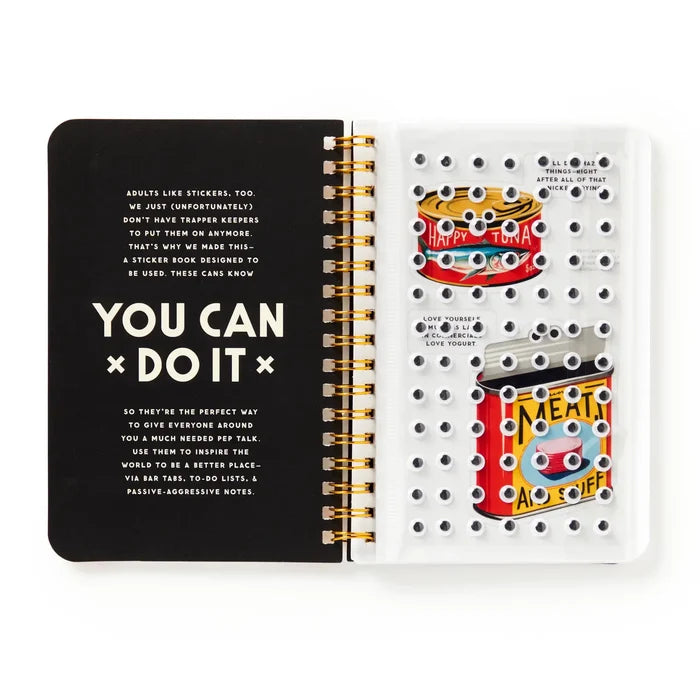 Chronicle Books Brass Monkey You Can Do It Googly Sticker Book