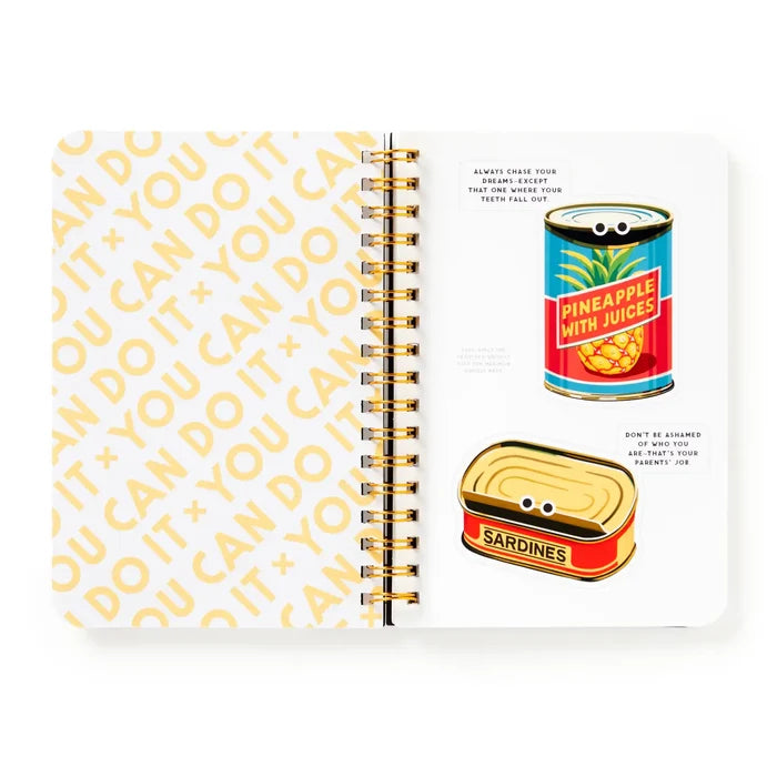 Chronicle Books Brass Monkey You Can Do It Googly Sticker Book