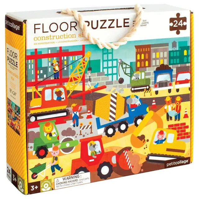 Chronicle Books Construction Site 24-Piece Floor Puzzle