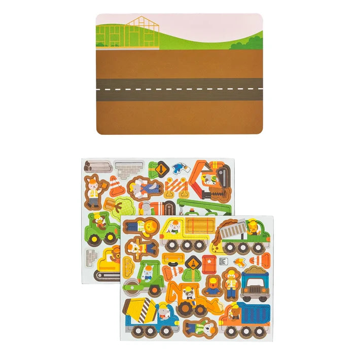 Chronicle Books Construction Site Magnetic Play Scene
