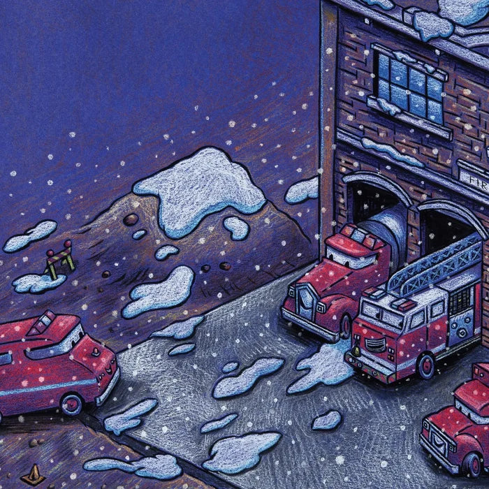 Chronicle Books Construction Site on Christmas Night Book