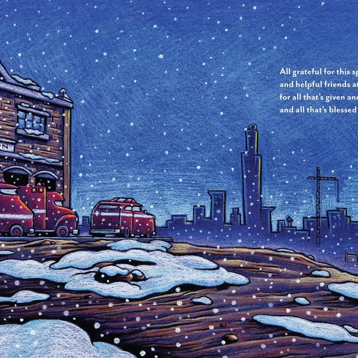 Chronicle Books Construction Site on Christmas Night Book
