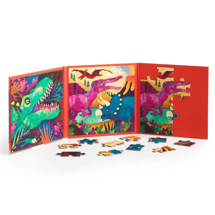 Chronicle Books Dinosaur Roar! Magnetic Puzzles