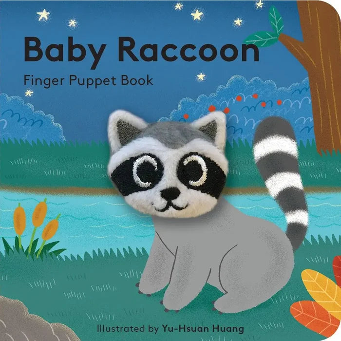 Chronicle Books Finger Puppet Board Book - Baby Raccoon