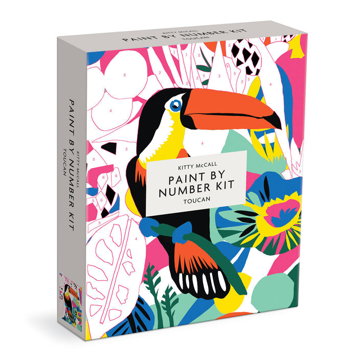 Chronicle Books Kitty McCall Toucan Paint By Numbers Kit