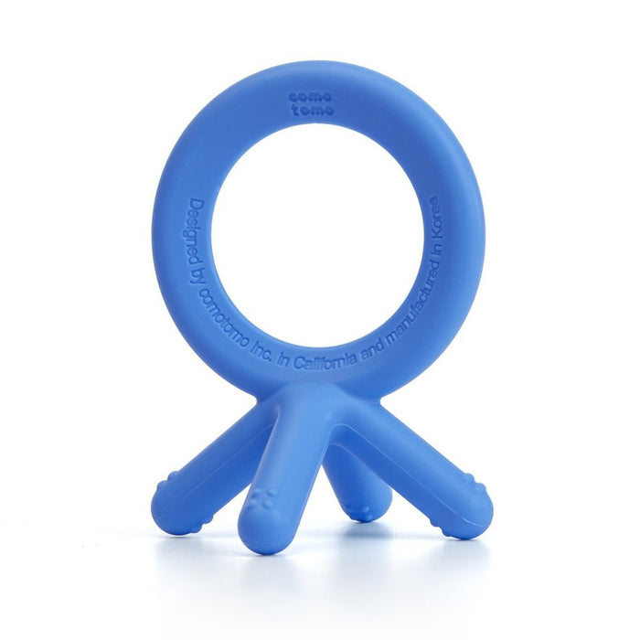 Comotomo Silicone Baby Teether - Blue