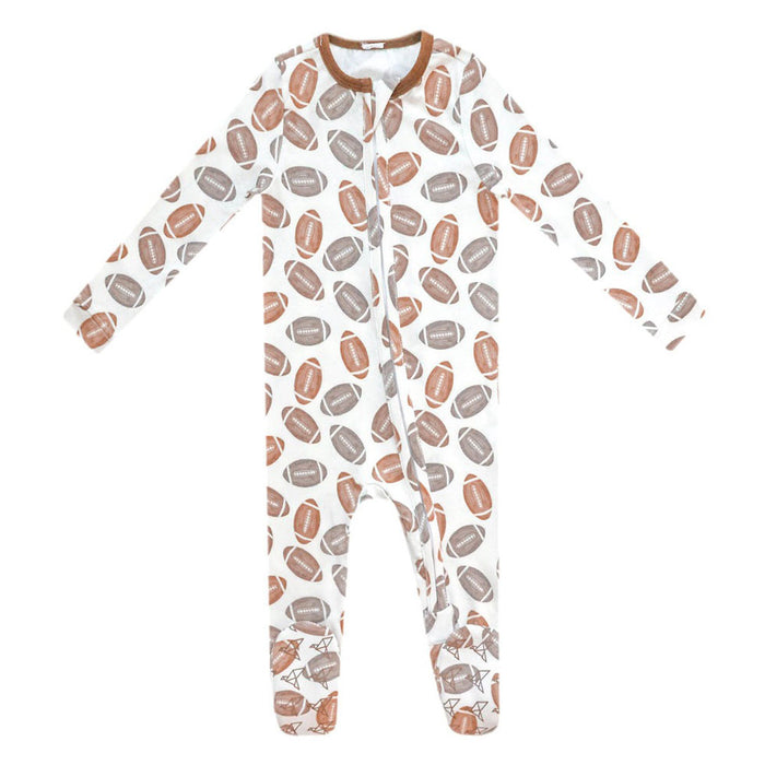 Copper Pearl Zip-up Footie - Blitz