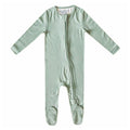 Copper Pearl Zip-up Footie - Briar