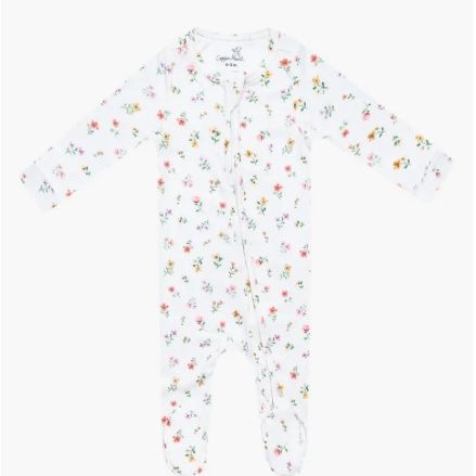 Copper Pearl Zip-up Footie - Eloise