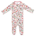 Copper Pearl Zip up Footie - Natalie